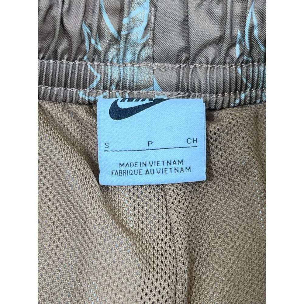 Nike Sportswear Beach Woven Lined Swim Shorts Brown size Small